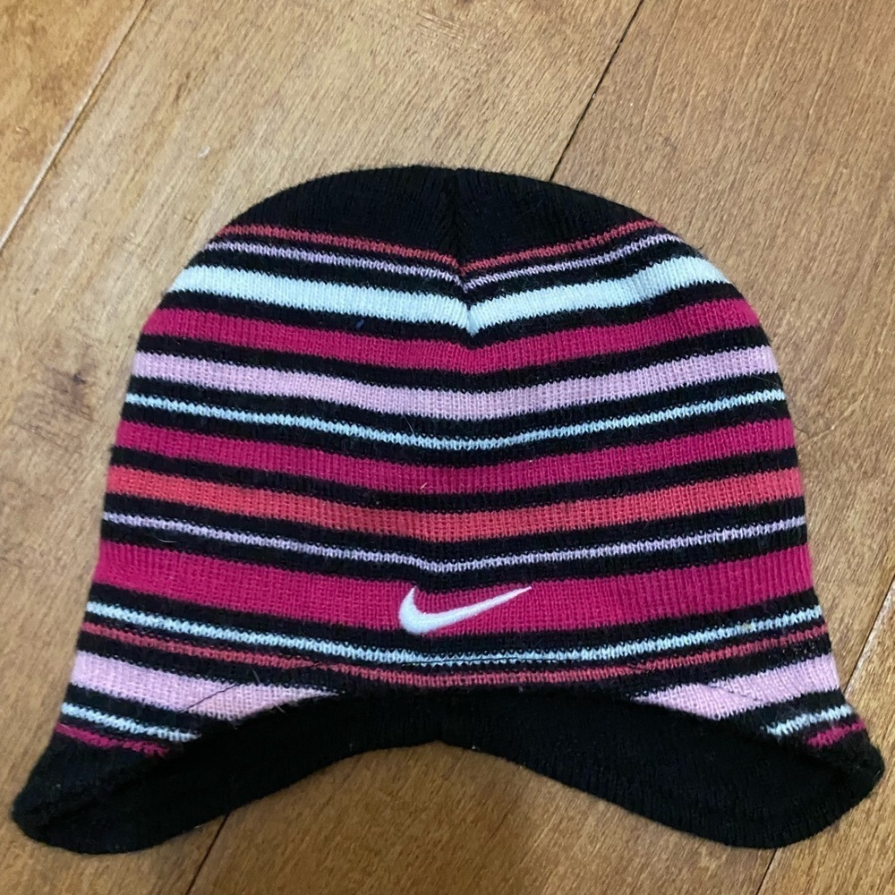 Nike Multicolor Striped Beanie Toddler 1-2Y - Picture 2 of 5